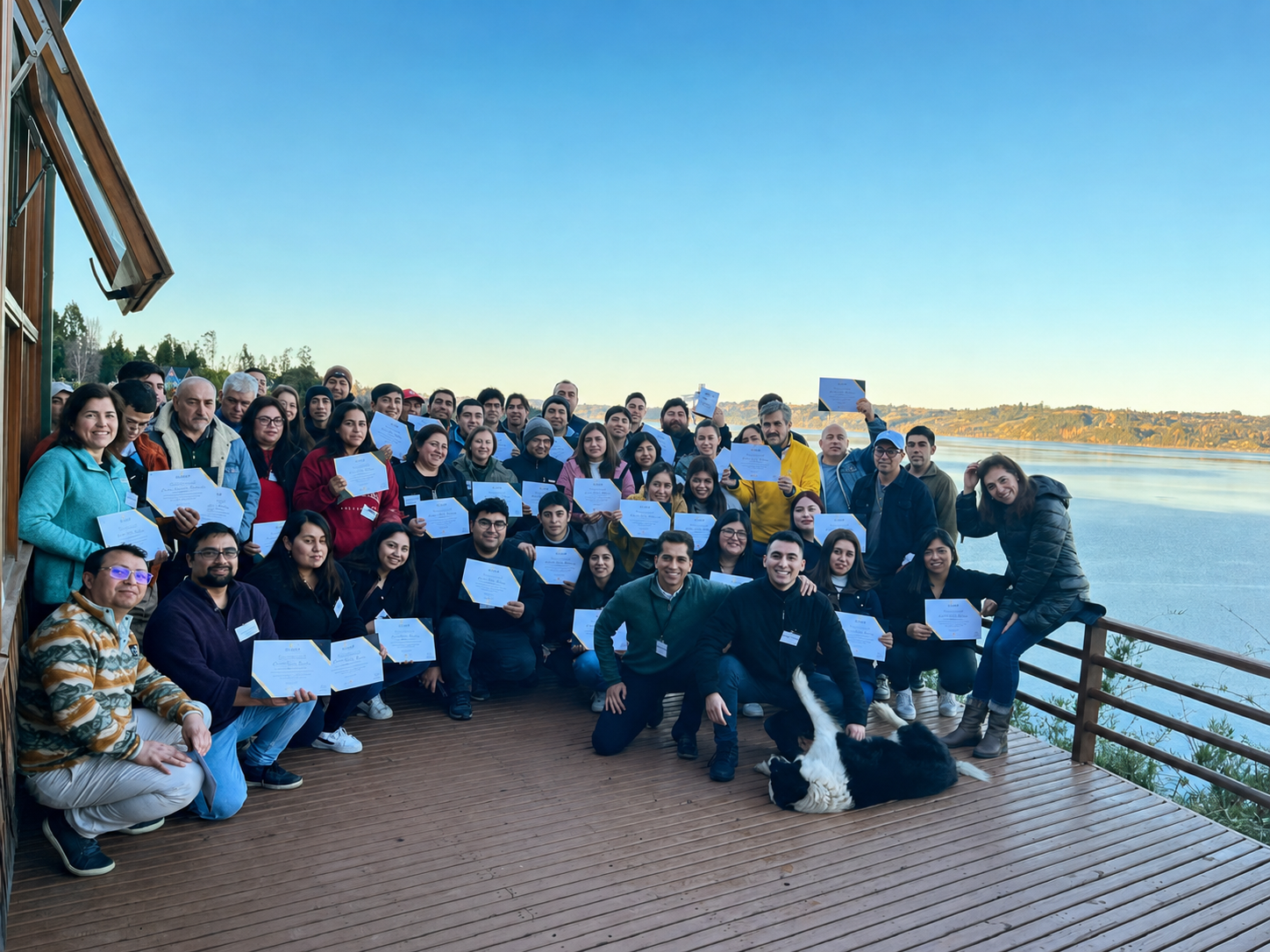 Cierre de capacitación de Legacy Academy con participantes en el sur de Chile